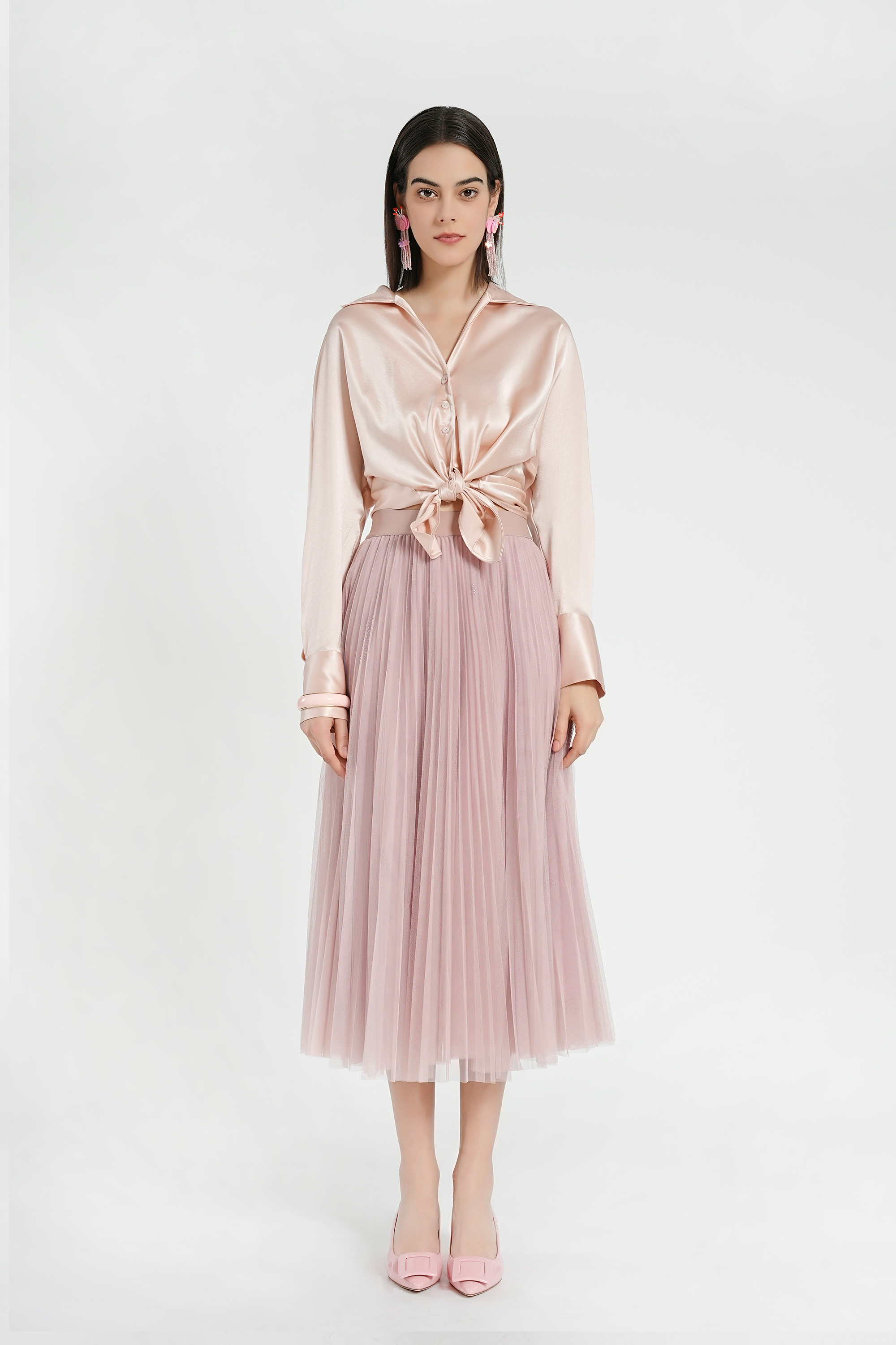 BESIONIA V-Neck Commuter Shirt