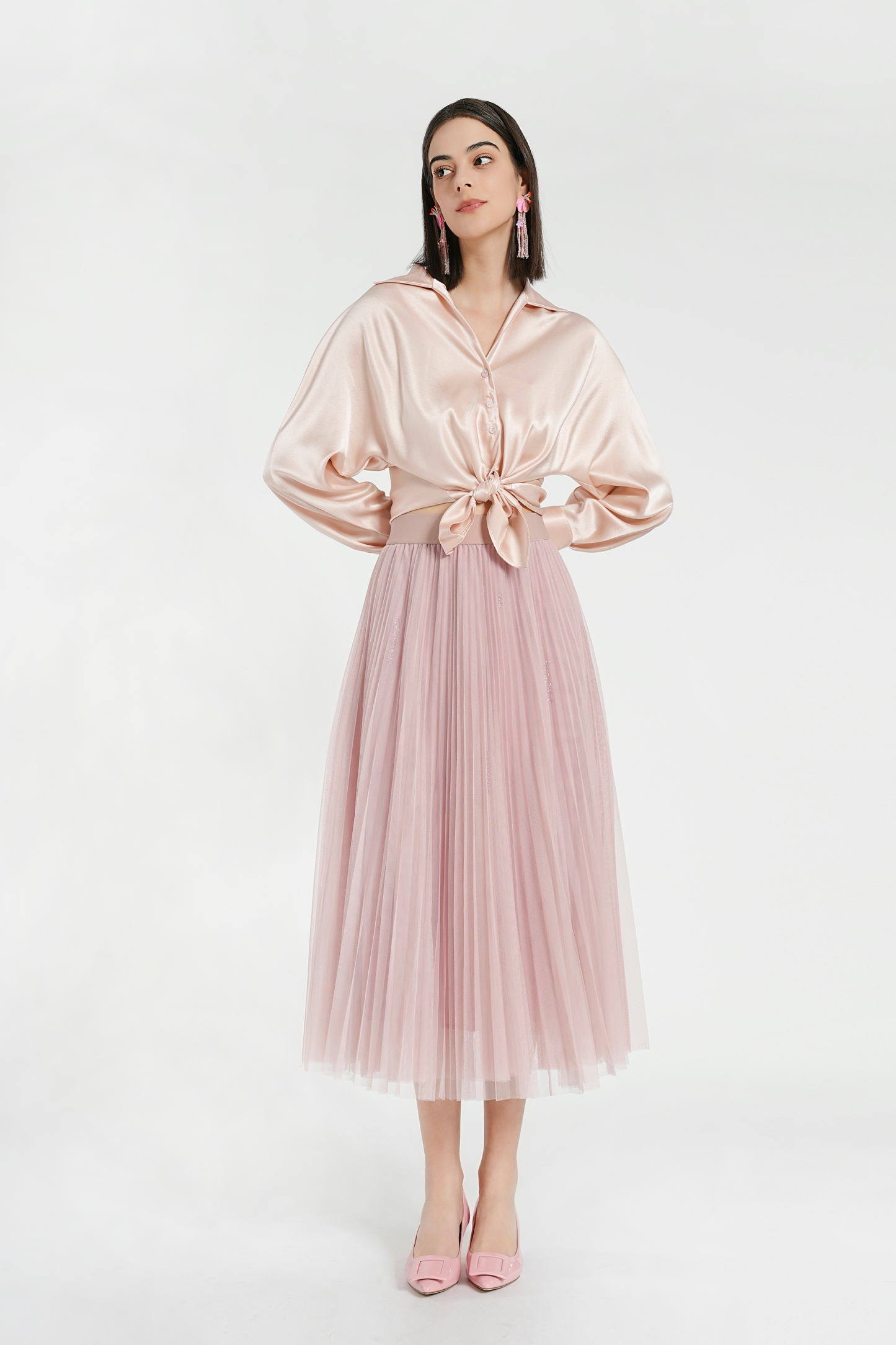 BESIONIA V-Neck Commuter Shirt