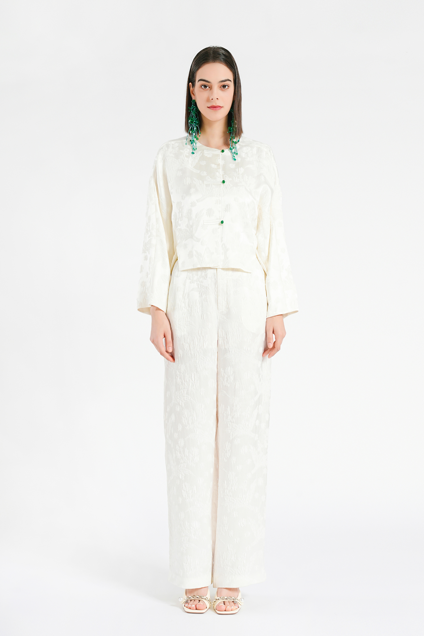 BESIONIA New Chinese Round Neck Blouse