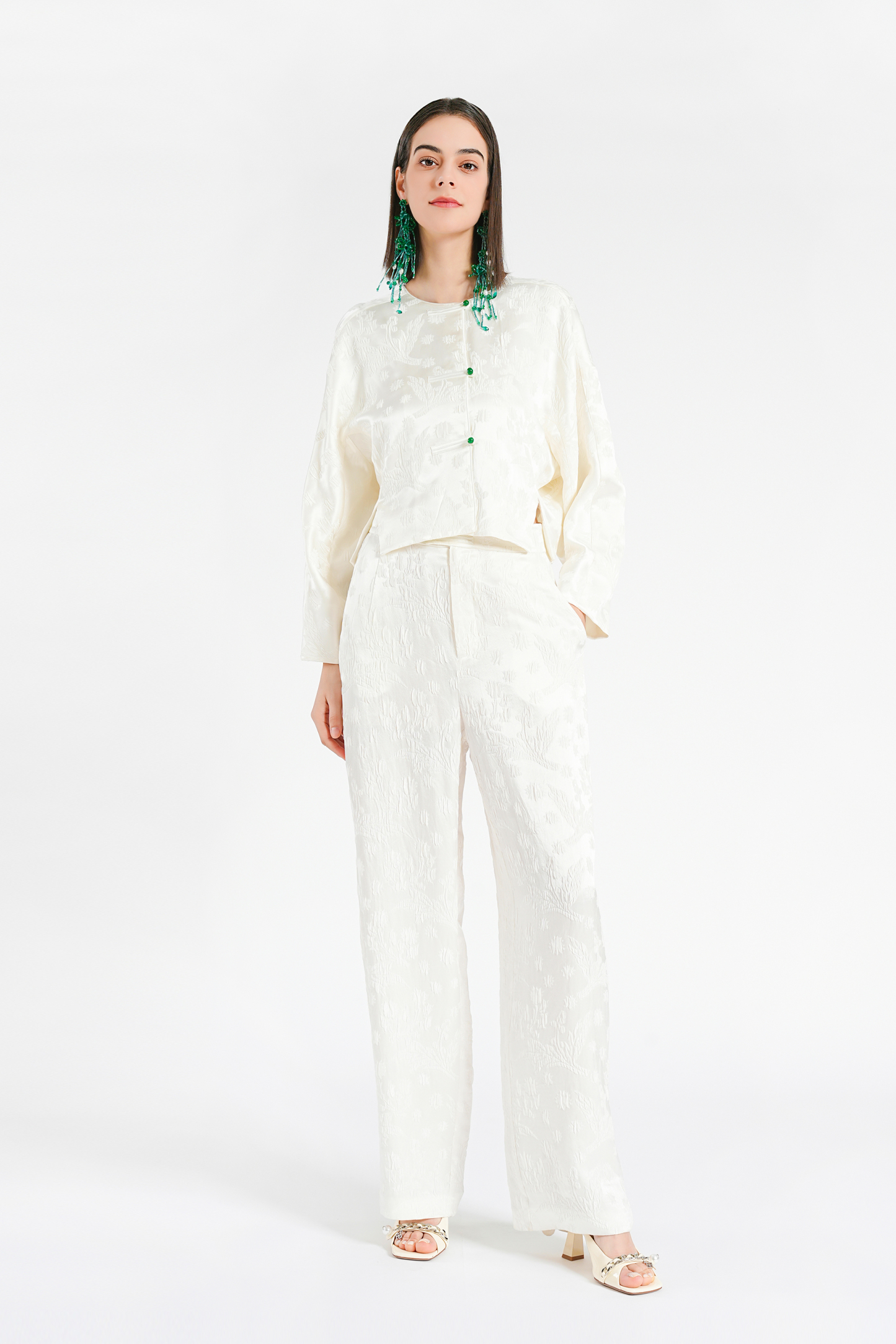 BESIONIA New Chinese Round Neck Blouse