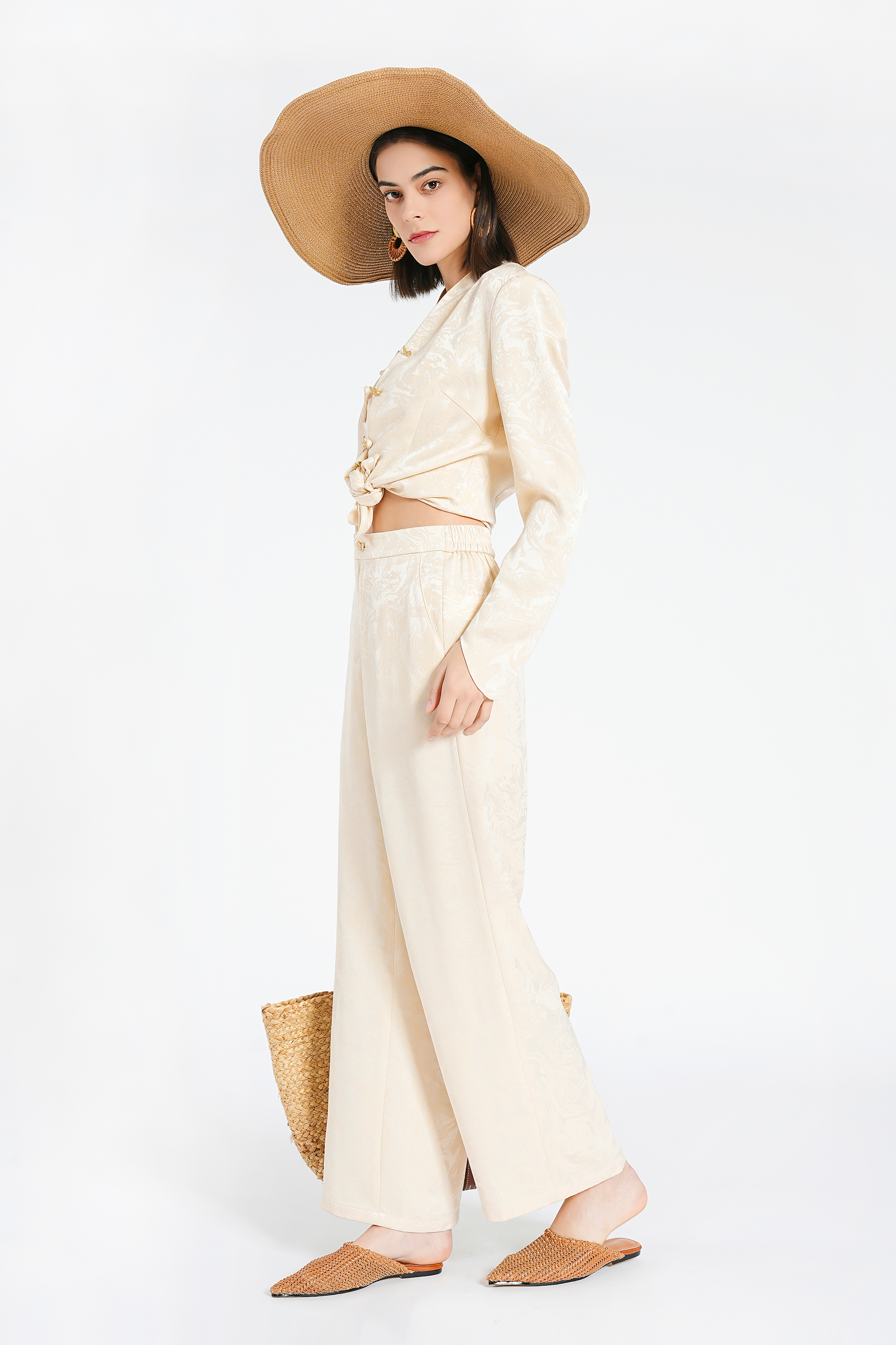 BESIONIA Dark Printed Plate Button Shirt