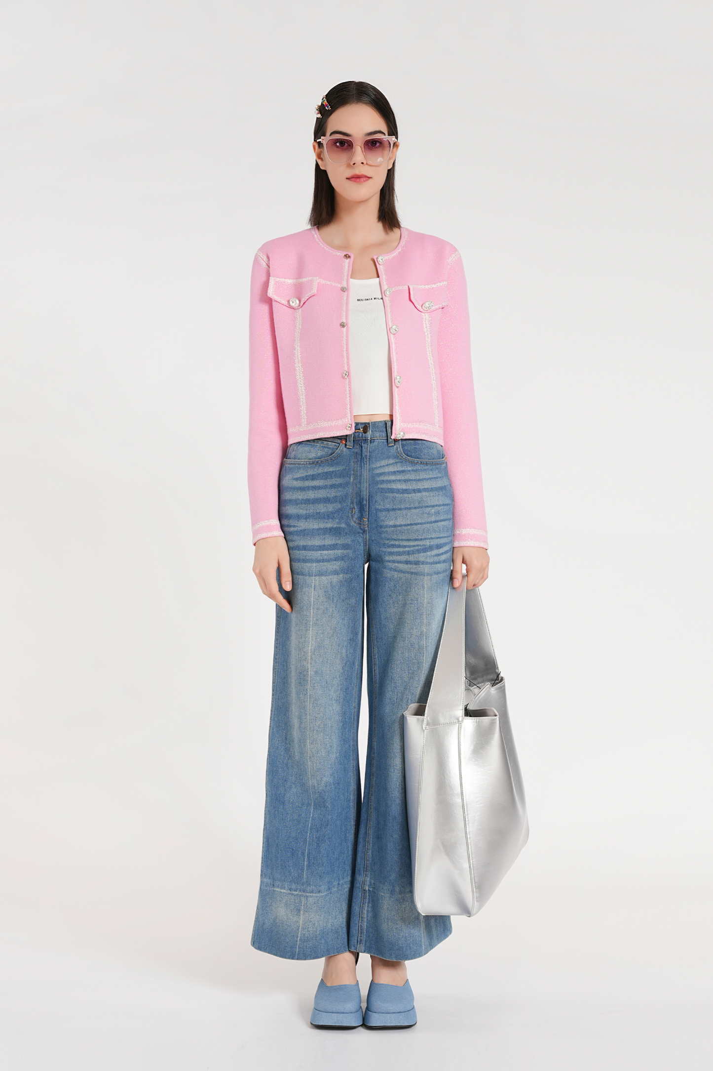 BESIONIA Vintage High Waist Jeans