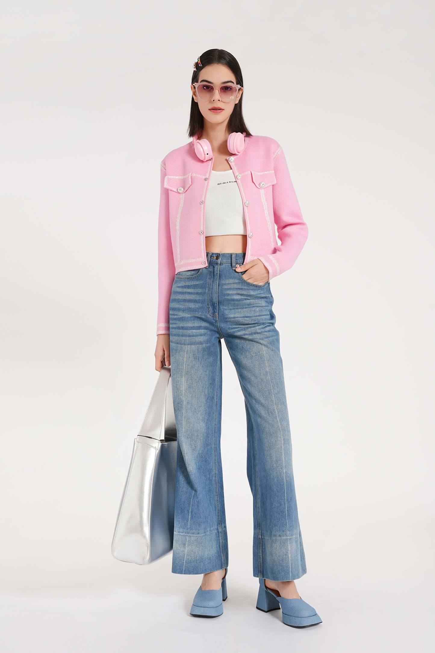 BESIONIA Vintage High Waist Jeans