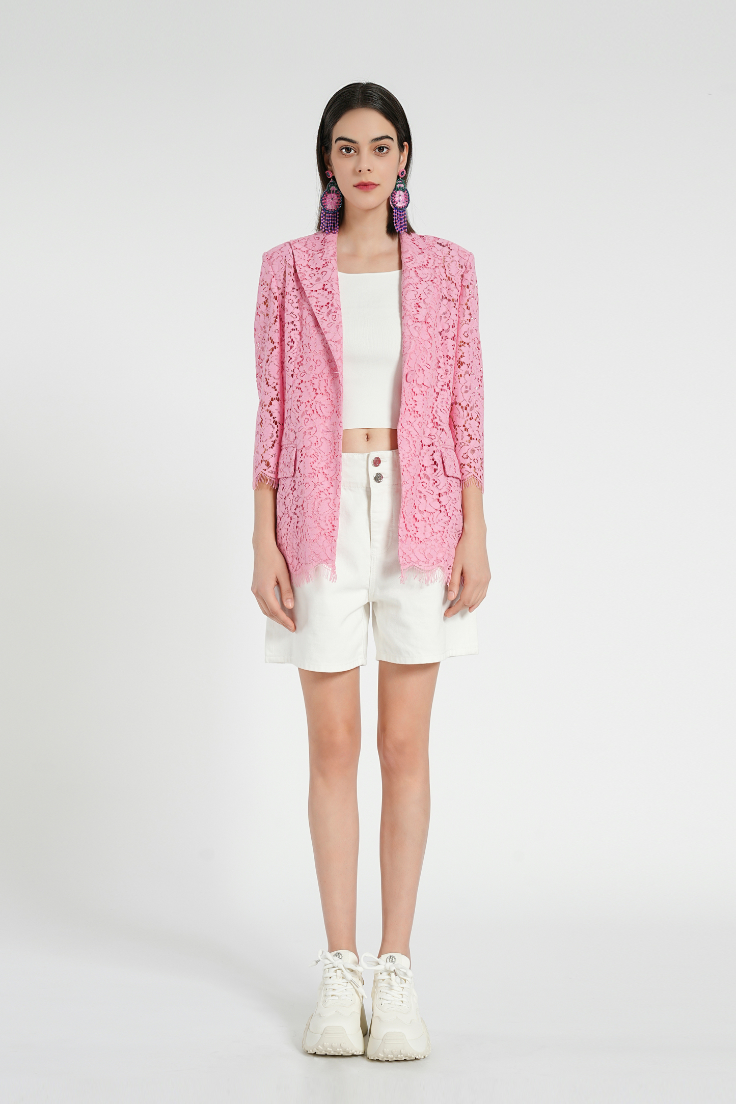 BESIONIA Simple Casual High Waisted Pants