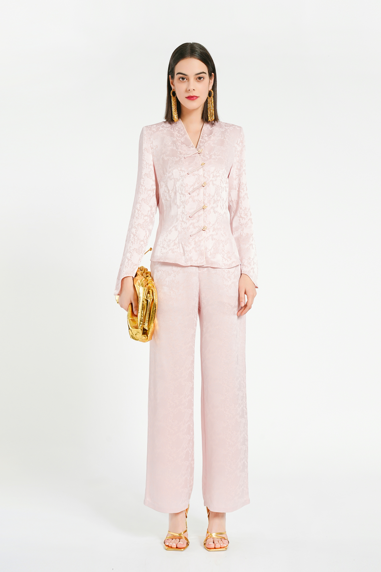 BESIONIA Printed country style short jacket