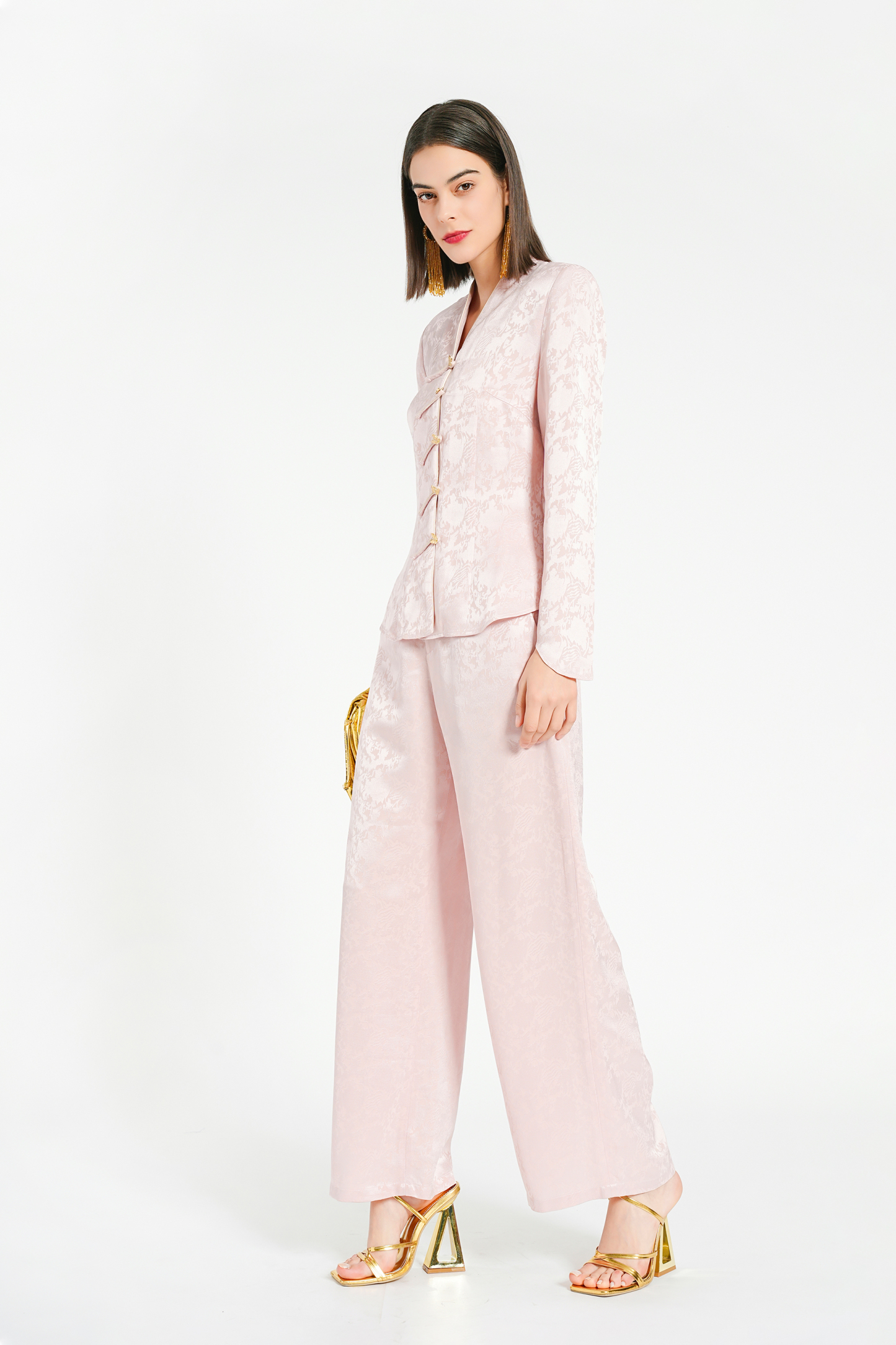 BESIONIA Printed country style short jacket