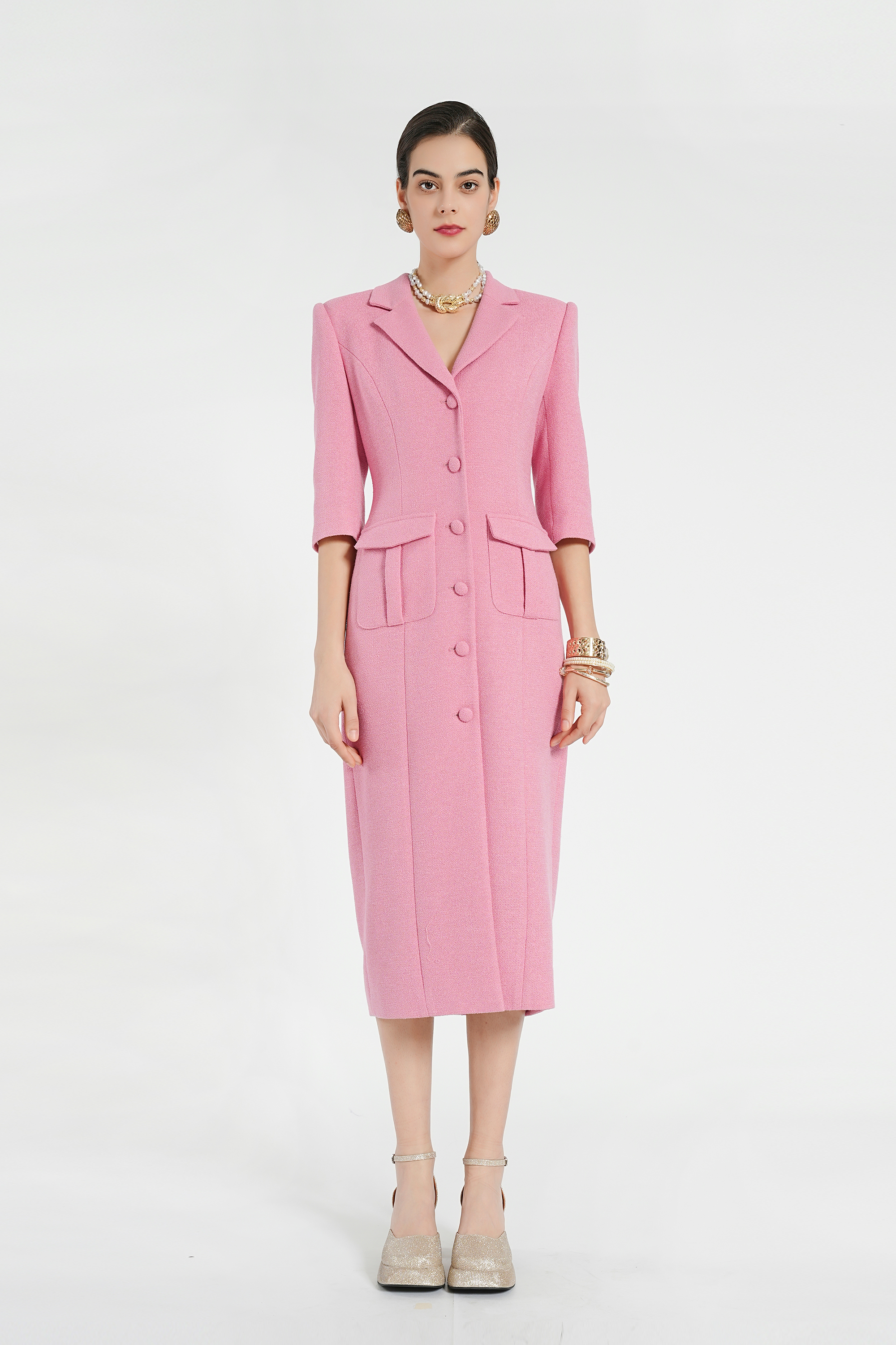 BESIONIA Commuter Career Slim Dress