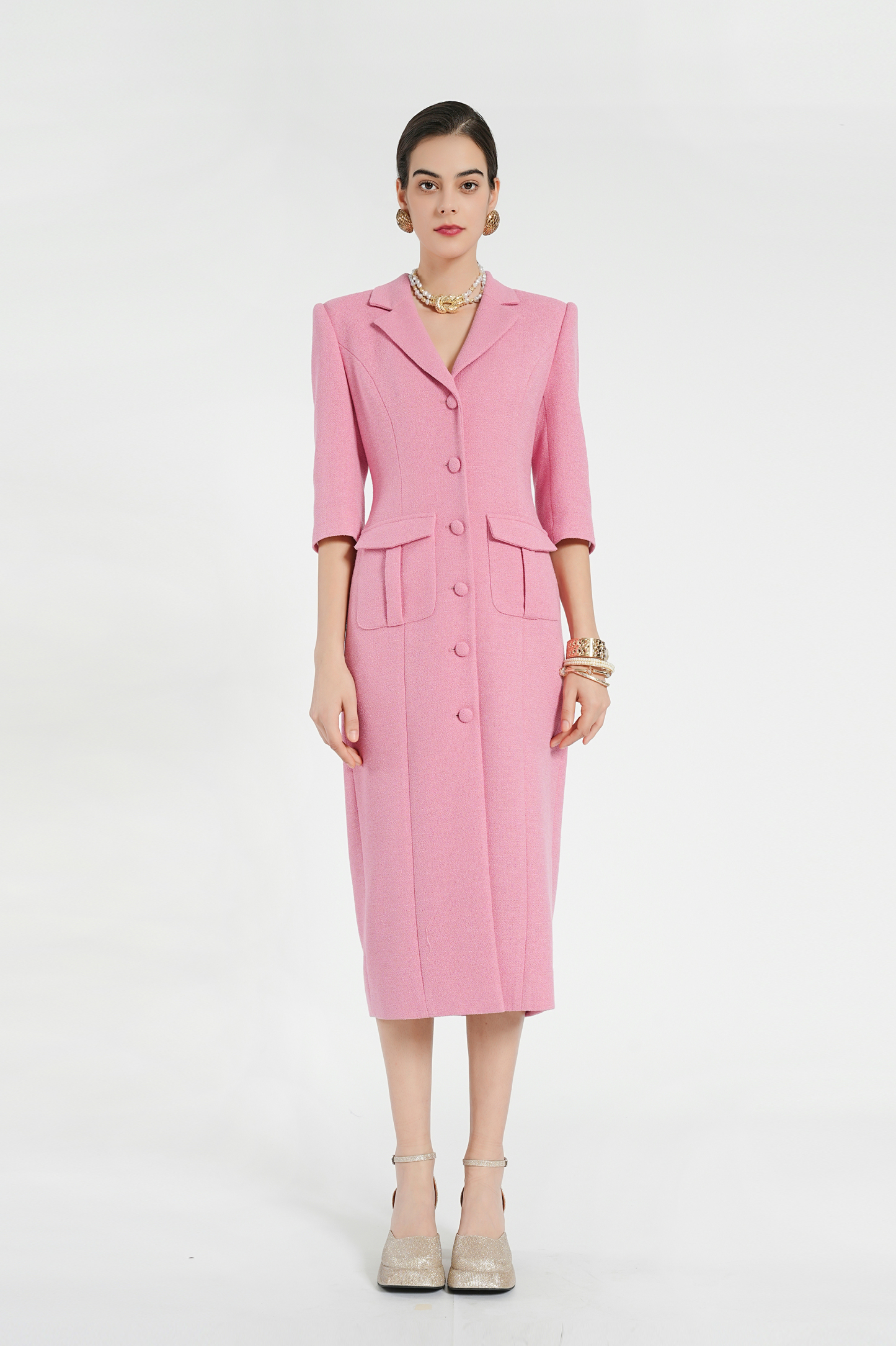 BESIONIA Commuter Career Slim Dress