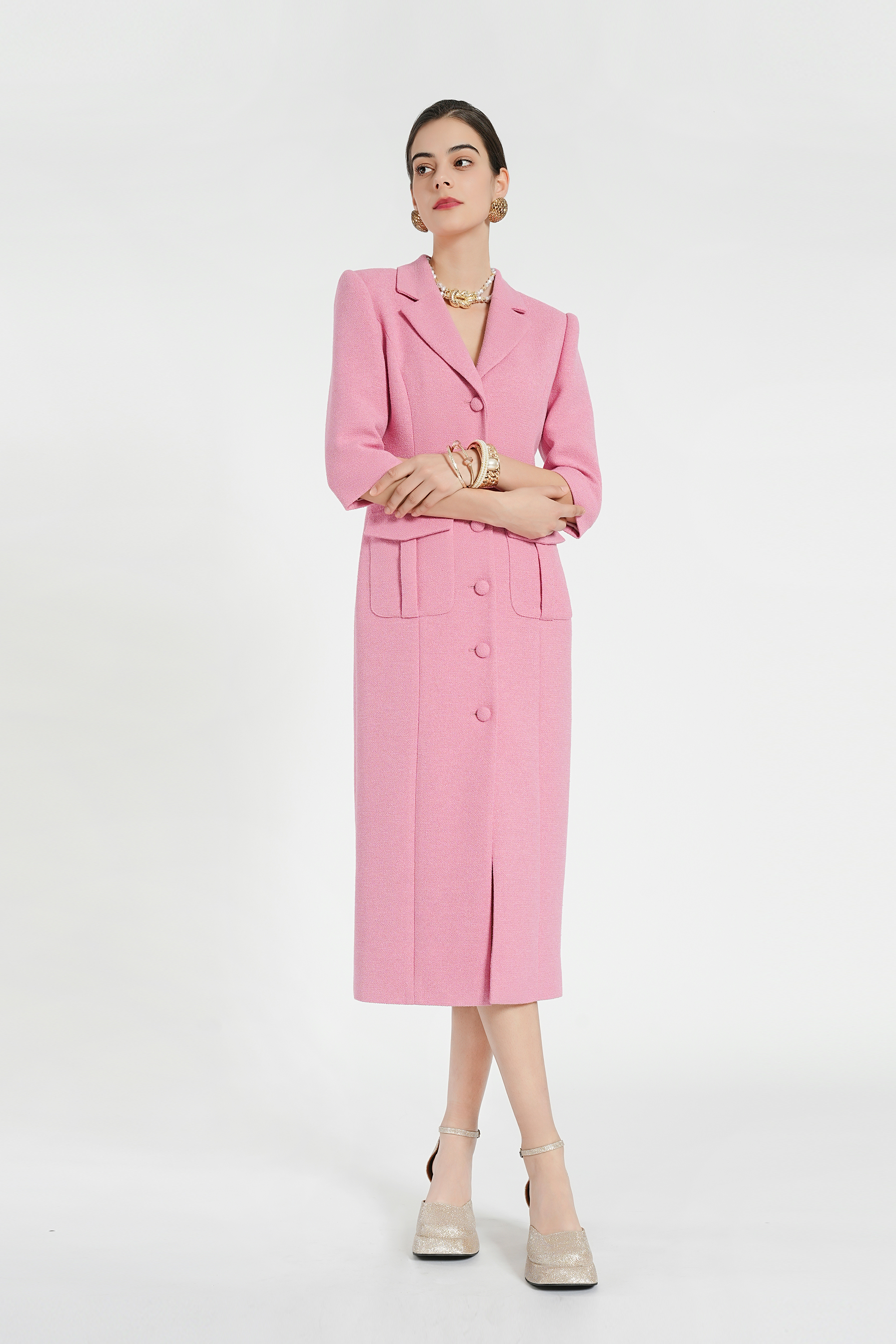 BESIONIA Commuter Career Slim Dress