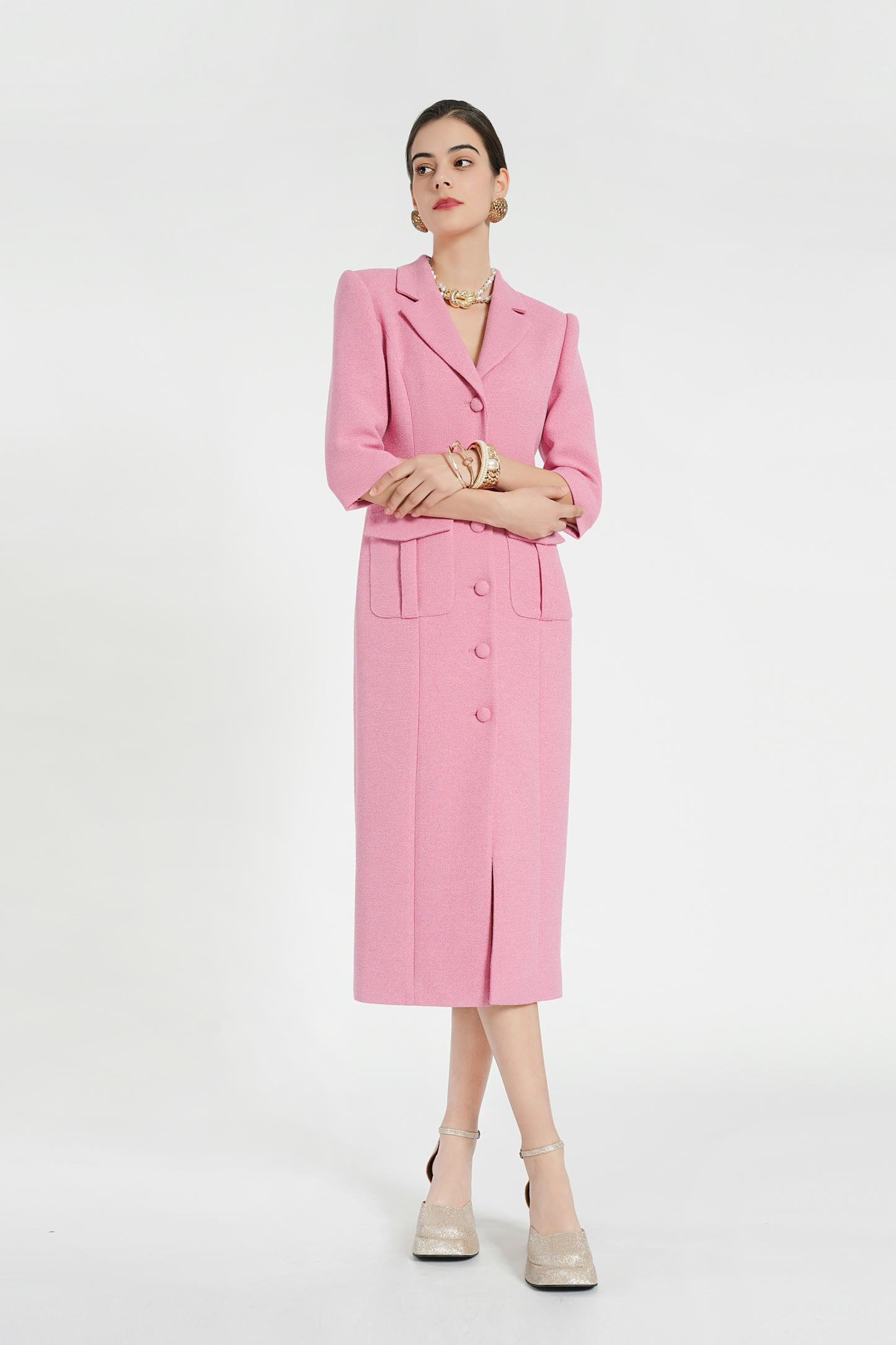 BESIONIA Commuter Career Slim Dress