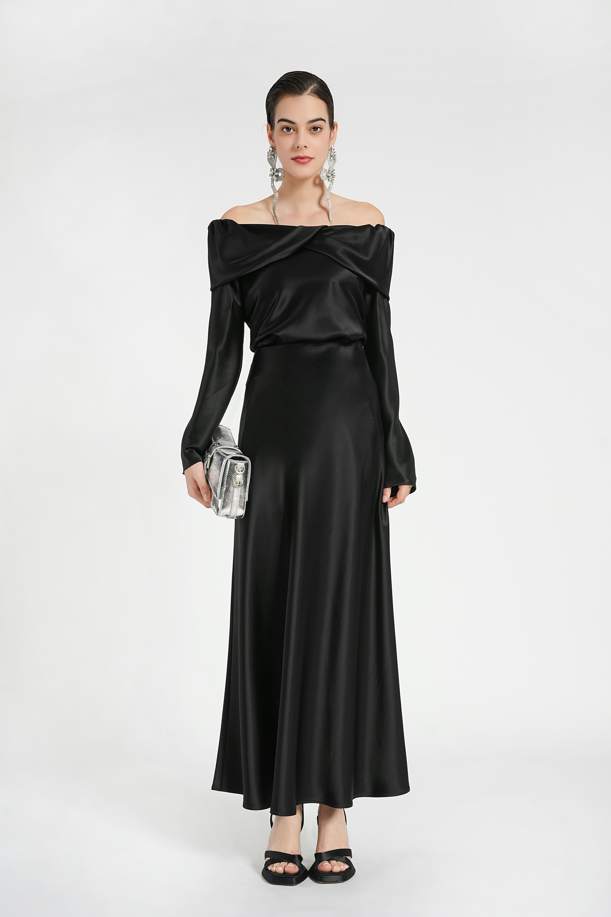 BESIONIA One Shoulder Elegant Top