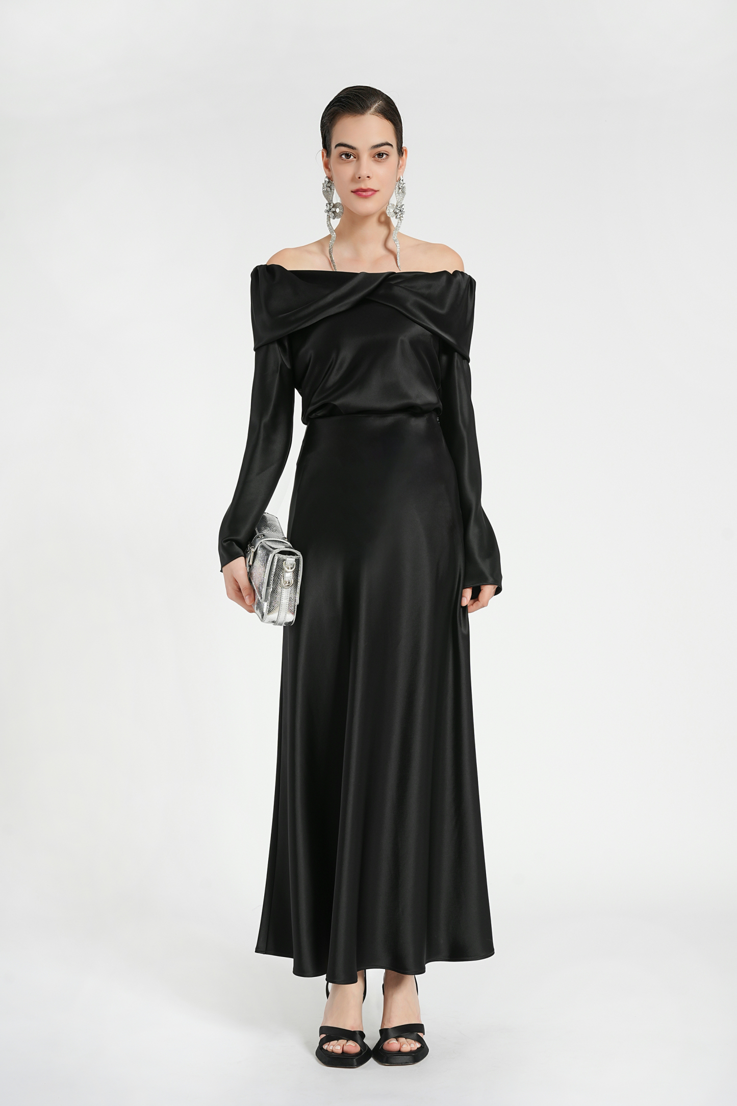 BESIONIA One Shoulder Elegant Top