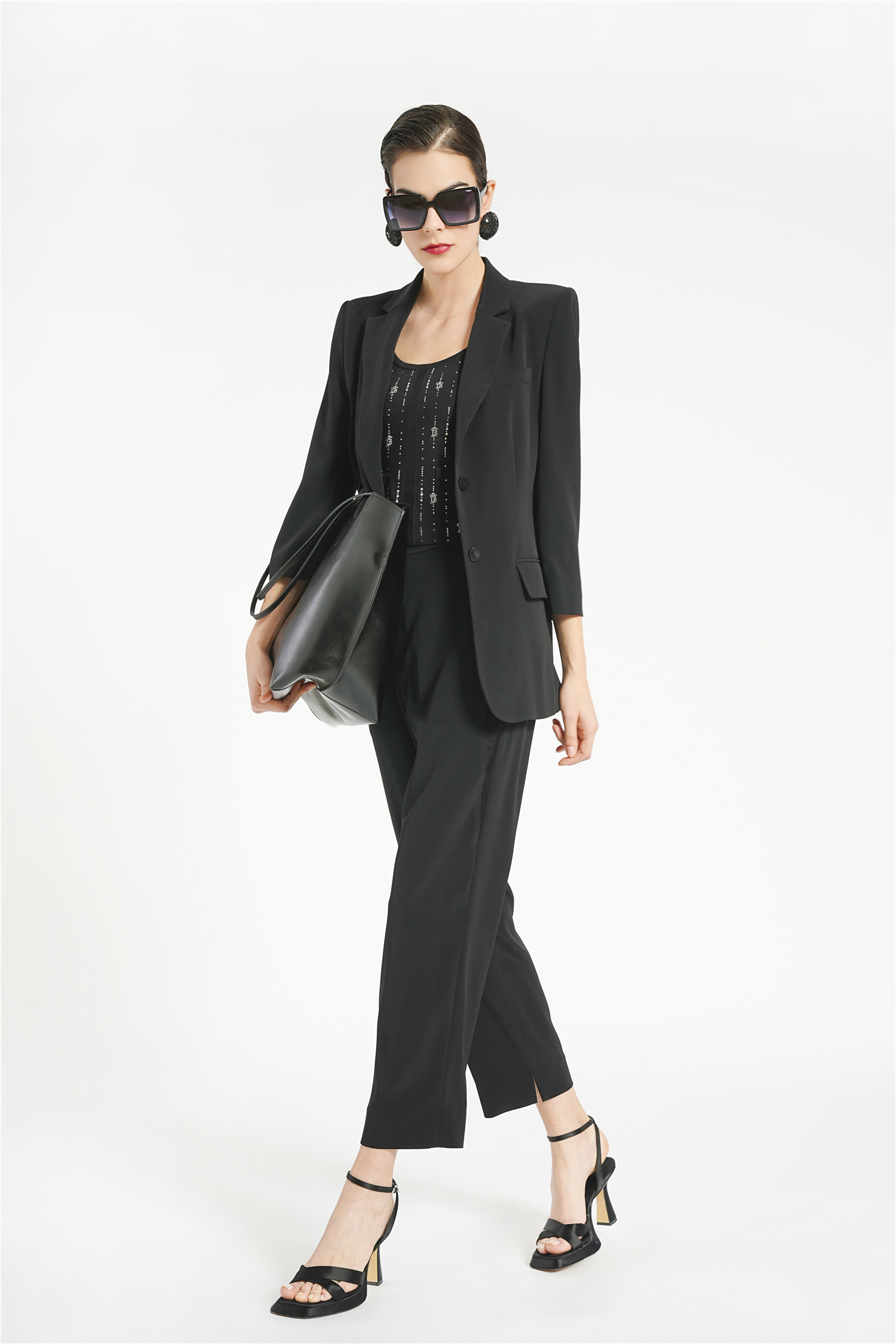 BESIONIA Elegant Suit Jacket