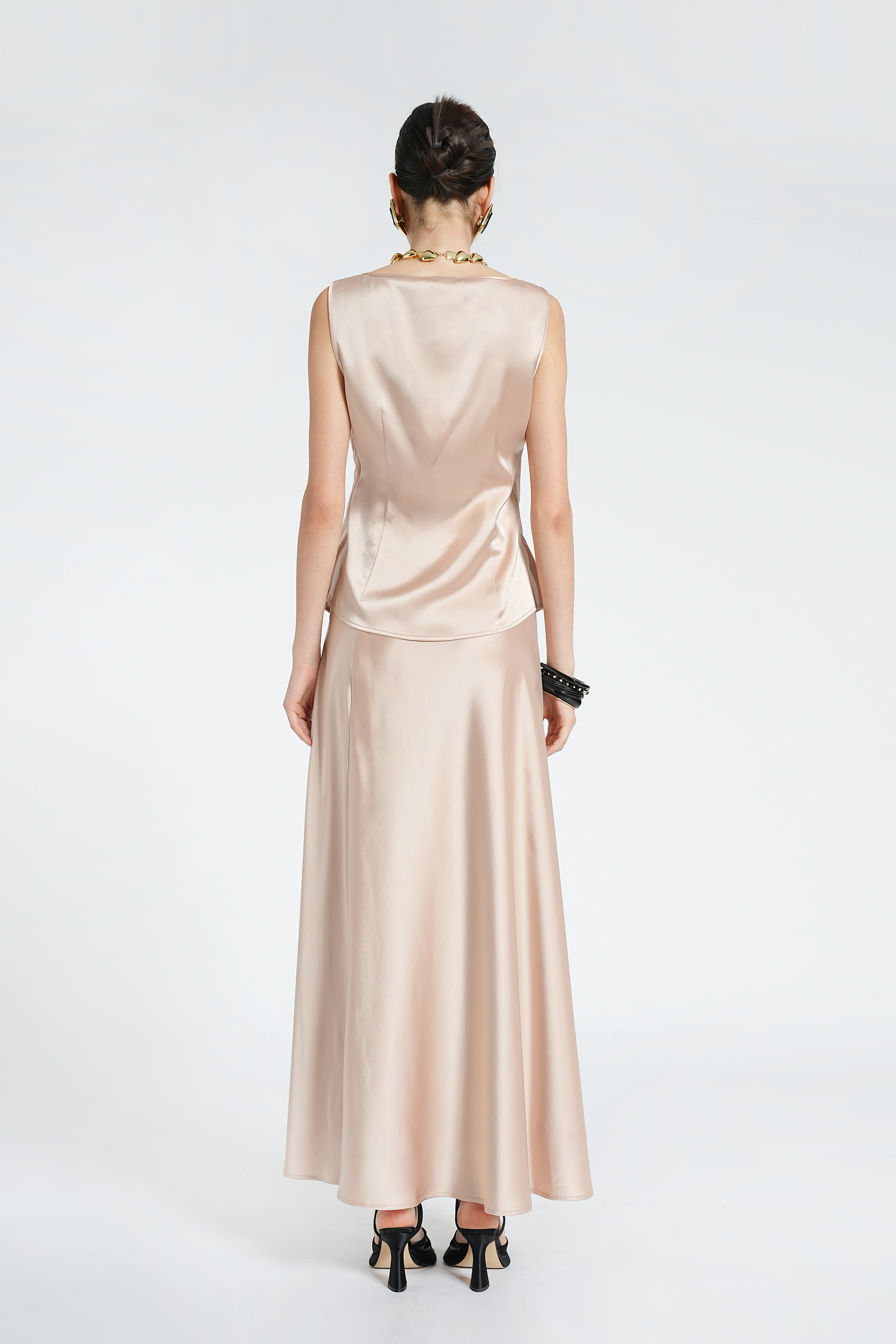 BESIONIA Irregular Slim Sleeveless Vest