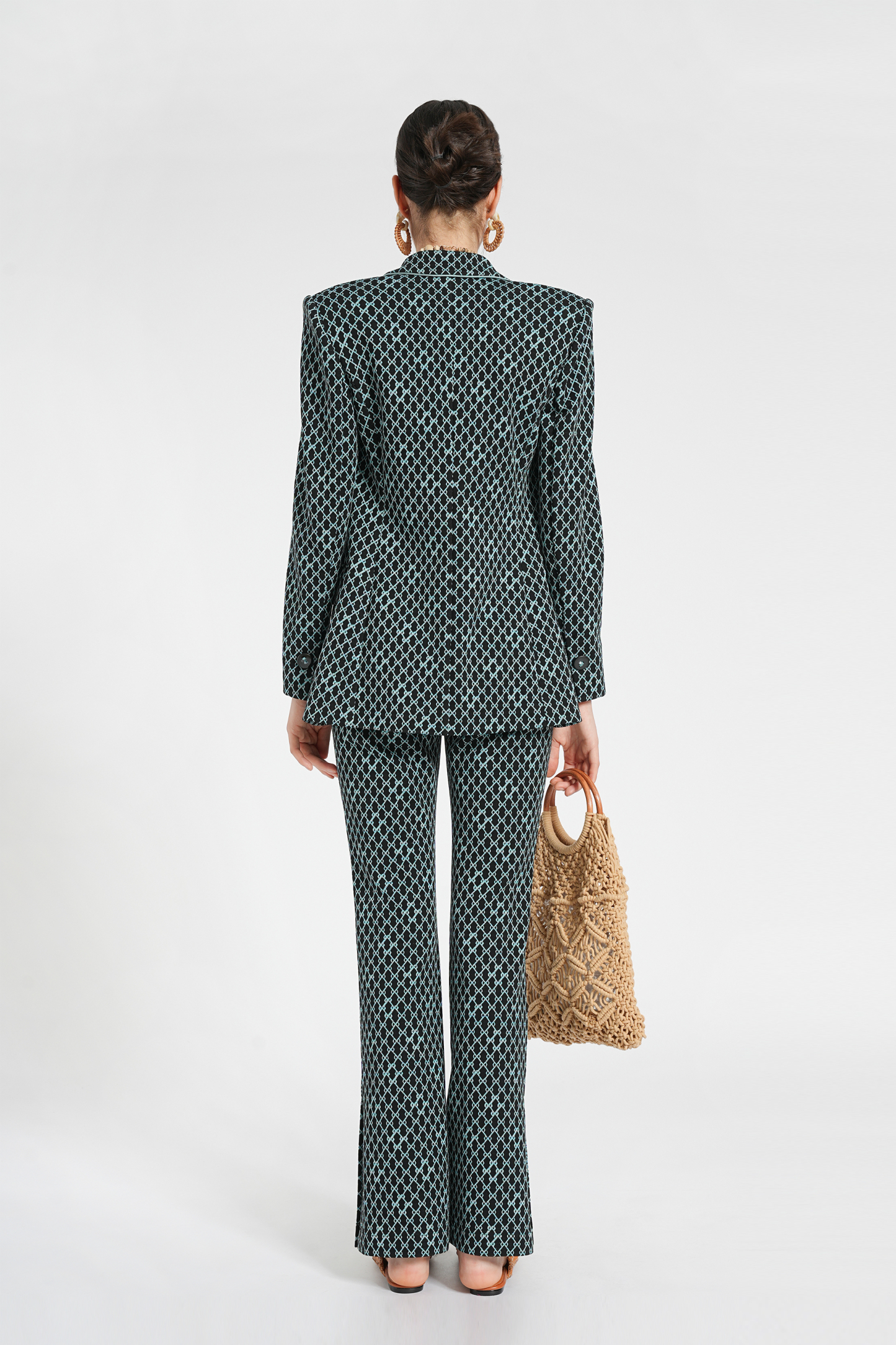 BESIONIA Commuter Plaid Suit