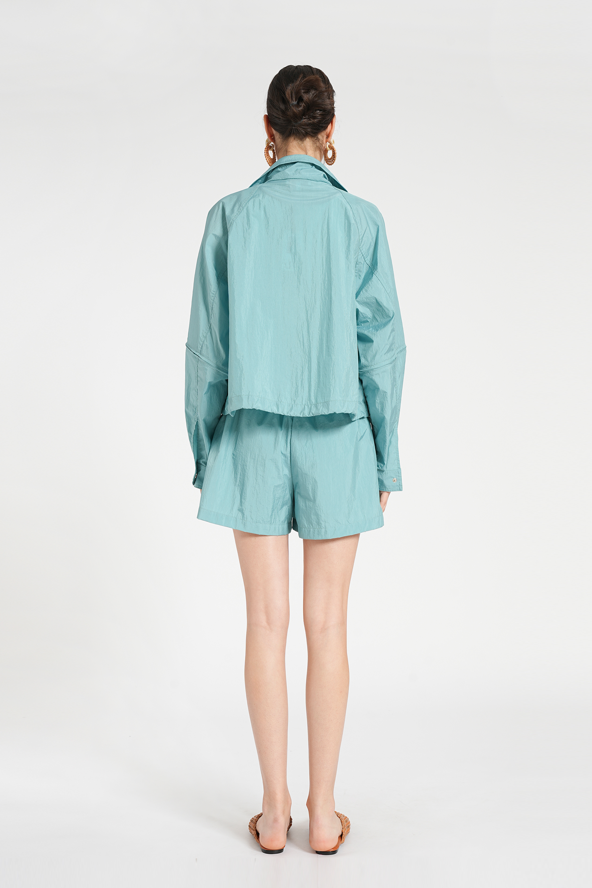 BESIONIA Simple thin short jacket