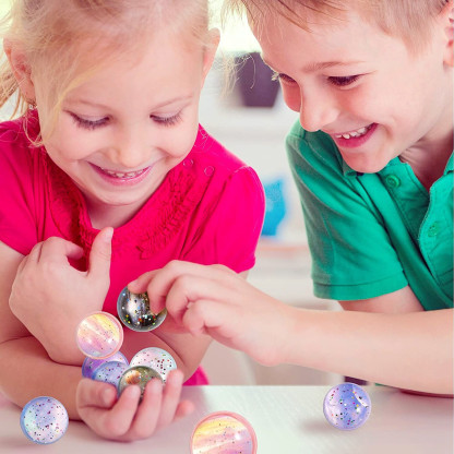 Star bouncy ball twisting egg machine Twisting egg toy science and education supplies bouncing ball bouncing ball