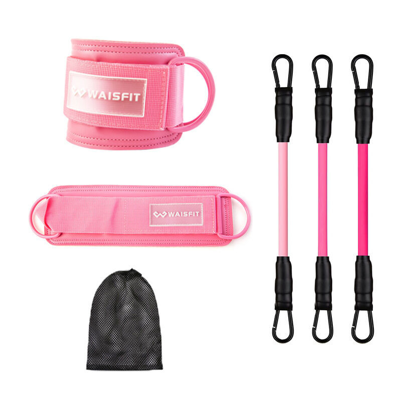 100 pound workout elastic rubber band home gym body building fitness equipment Resistance Tubing Set