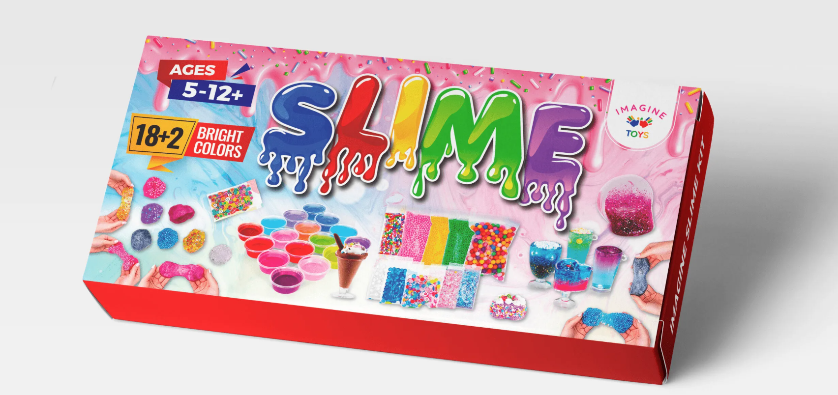 Slime Kit – Crazy and Glow in the Dark Colors for Ages 5+