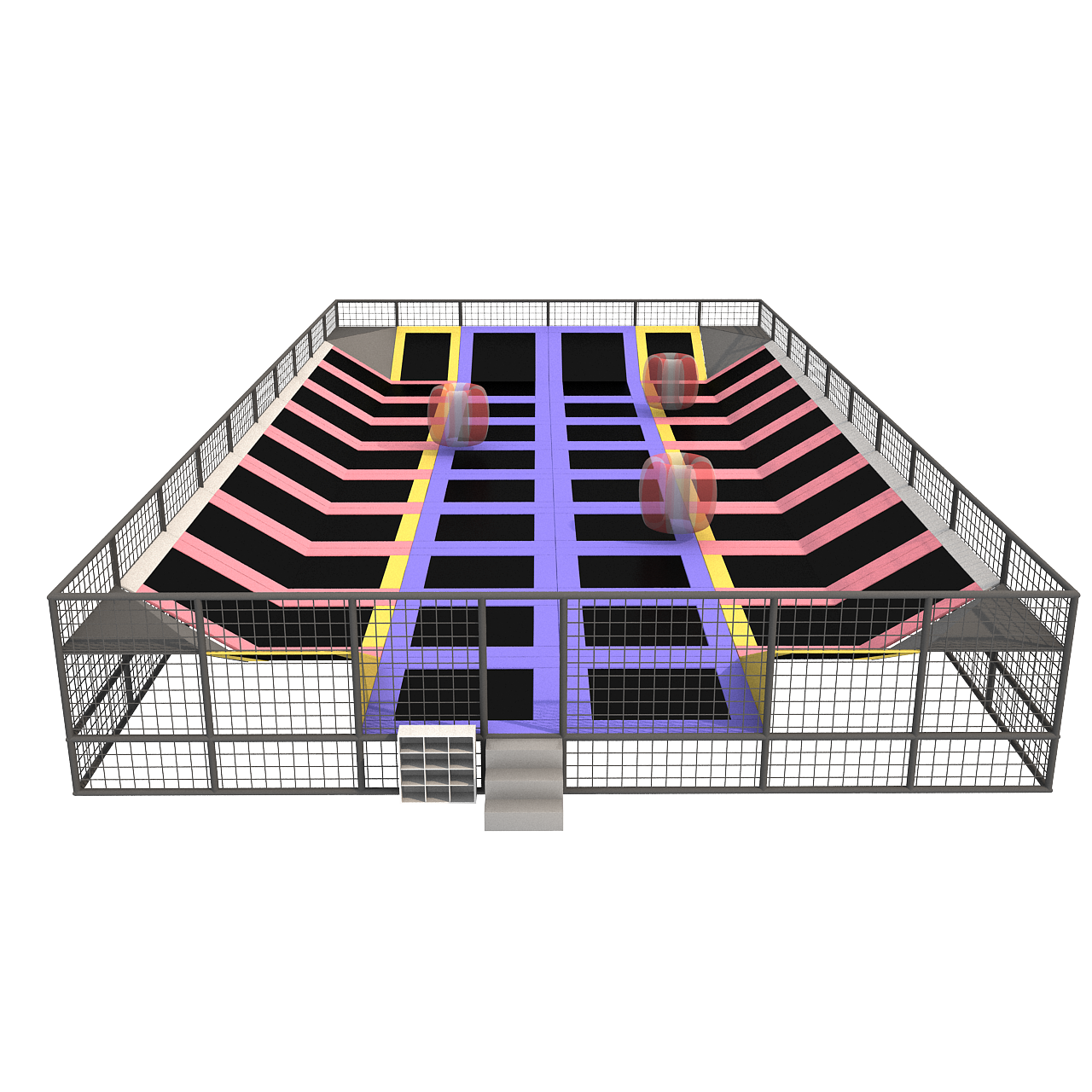 High Quality Custom Indoor Commercial Tranpoline Jumping Science Theme Trampoline Park Indoor