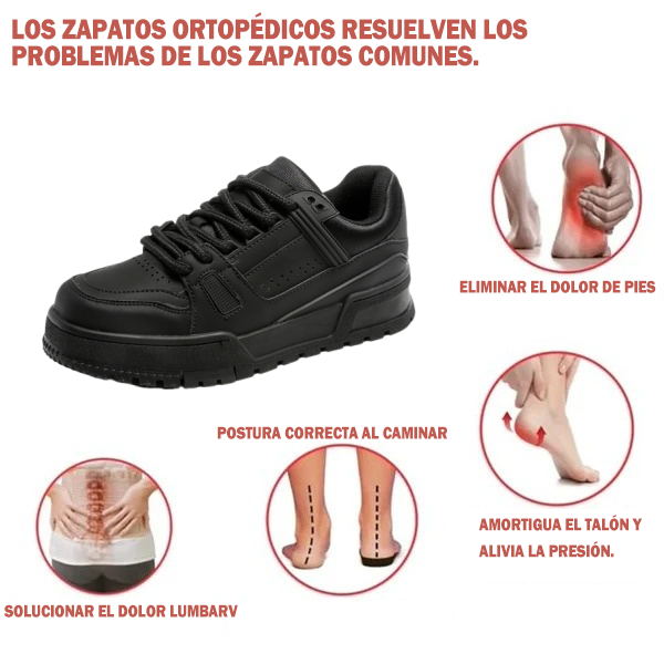 ¡Mitad de precio por tiempo limitado hoy! Zapato ortopédico artificial, súper amortiguación, diseño ergonómico.