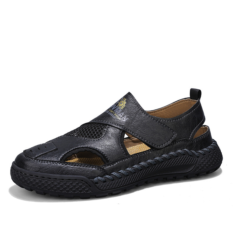 🚀¡Mitad de precio por tiempo limitado! Sandalias de hombre, fabricadas en piel auténtica, elaboradas artesanalmente.
