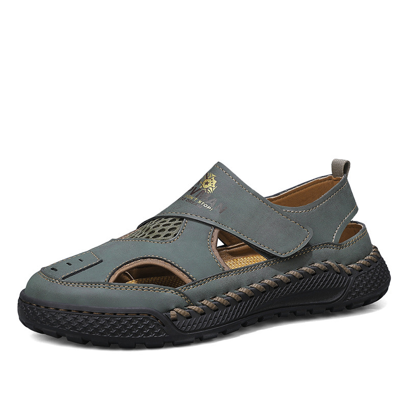 🚀¡Mitad de precio por tiempo limitado! Sandalias de hombre, fabricadas en piel auténtica, elaboradas artesanalmente.