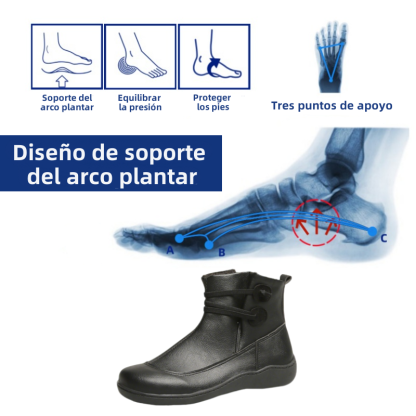 ⏰Oferta especial de hoy, 50% de descuento. Botas Martin de cuero genuino hechas a mano, suaves, cómodas y que alivian la fatiga.