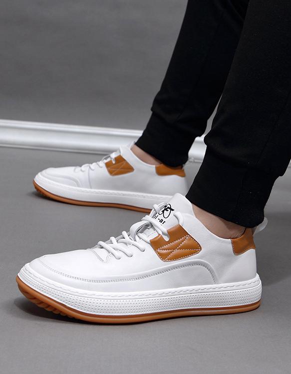 Descuento de mitad de precio por tiempo limitado hoy. Zapatos casuales de cuero para hombre, súper absorción de impactos, sin fatiga para caminar largas distancias.