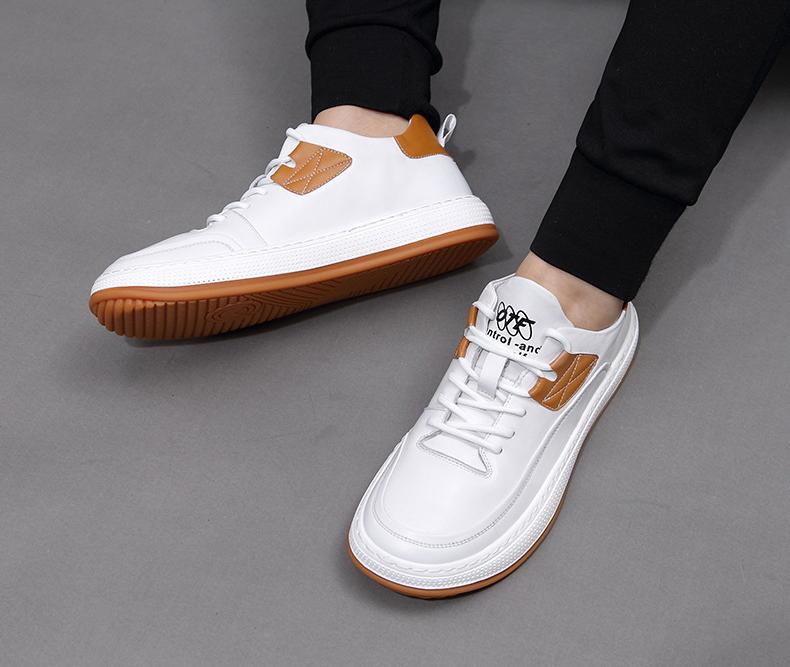 Descuento de mitad de precio por tiempo limitado hoy. Zapatos casuales de cuero para hombre, súper absorción de impactos, sin fatiga para caminar largas distancias.