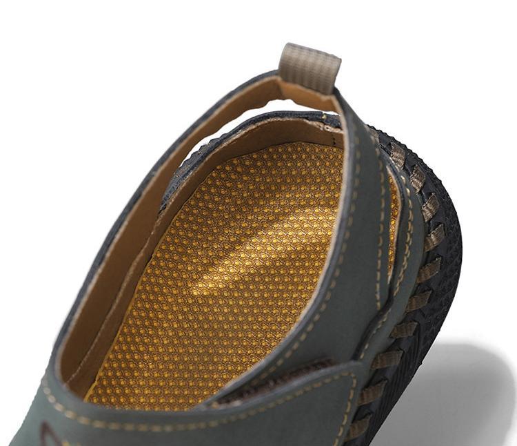 🚀¡Mitad de precio por tiempo limitado! Sandalias de hombre, fabricadas en piel auténtica, elaboradas artesanalmente.
