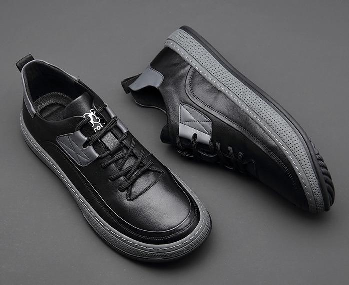 Descuento de mitad de precio por tiempo limitado hoy. Zapatos casuales de cuero para hombre, súper absorción de impactos, sin fatiga para caminar largas distancias.