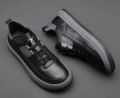 Descuento de mitad de precio por tiempo limitado hoy. Zapatos casuales de cuero para hombre, súper absorción de impactos, sin fatiga para caminar largas distancias.