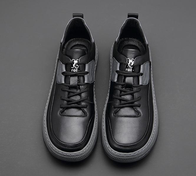 Descuento de mitad de precio por tiempo limitado hoy. Zapatos casuales de cuero para hombre, súper absorción de impactos, sin fatiga para caminar largas distancias.