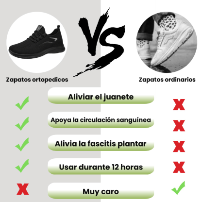 🛒¡Nuevos zapatos ortopédicos! Mitad de precio por tiempo limitado. Tecnología Flyweave, súper transpirable y cómoda para caminar.