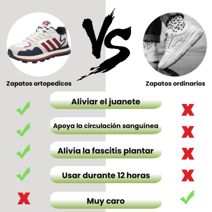 ¡Los zapatos ortopédicos más populares de este año tienen un 50 % de descuento por tiempo limitado hoy! Súper cómodo, envoltura fuerte, 12 horas de caminata sin dolor.