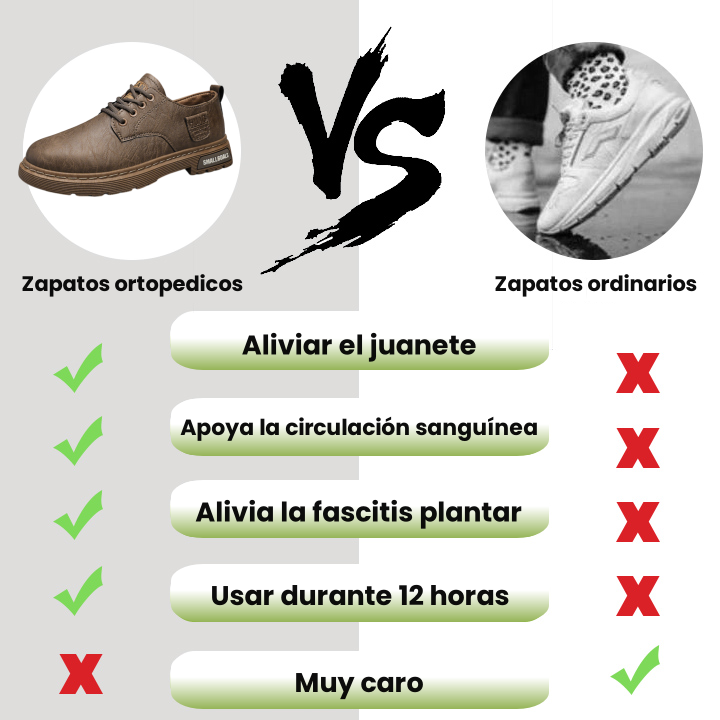 ¡Descuento de mitad de precio por Año Nuevo! Zapatos ortopédicos de piel de vacuno, piel de vacuno natural