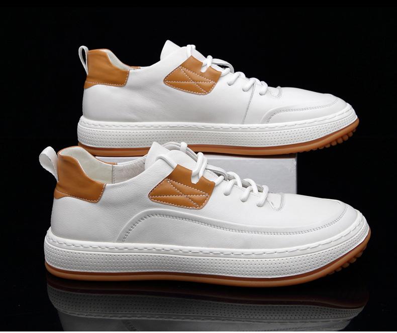 Descuento de mitad de precio por tiempo limitado hoy. Zapatos casuales de cuero para hombre, súper absorción de impactos, sin fatiga para caminar largas distancias.
