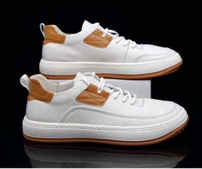 Descuento de mitad de precio por tiempo limitado hoy. Zapatos casuales de cuero para hombre, súper absorción de impactos, sin fatiga para caminar largas distancias.