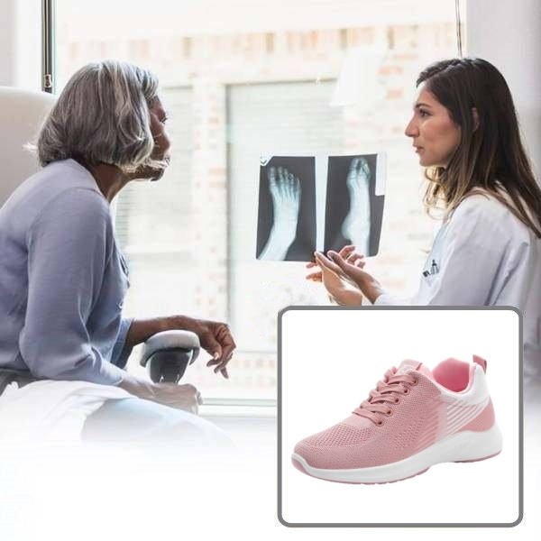 【🎁Hoy tenemos un 50% de descuento: ¡no te lo pierdas! 】Zapatillas de tenis ortopédicas de diseño ergonómico: alivian fácilmente el dolor de pies.