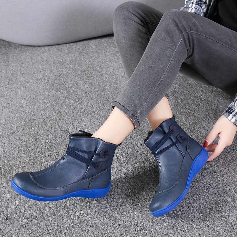 ⏰Oferta especial de hoy, 50% de descuento. Botas Martin de cuero genuino hechas a mano, suaves, cómodas y que alivian la fatiga.