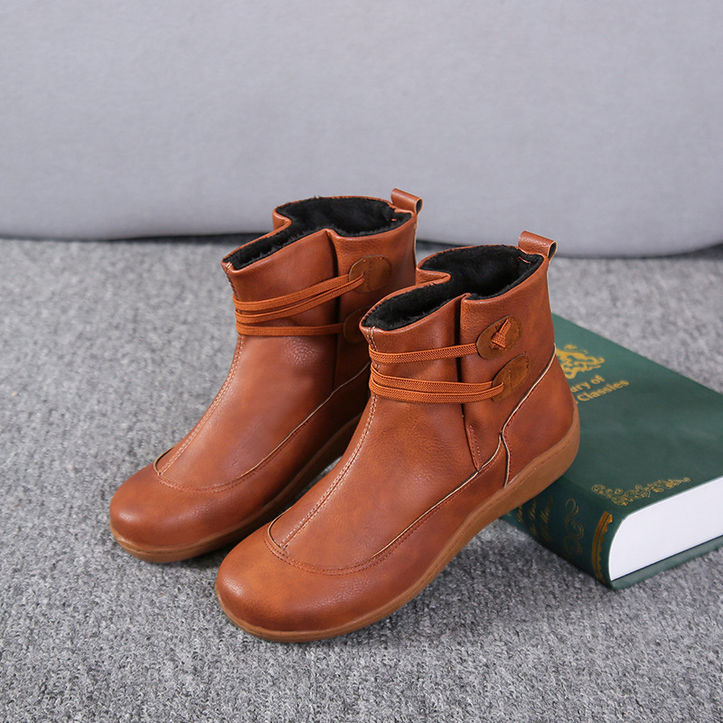 ⏰Oferta especial de hoy, 50% de descuento. Botas Martin de cuero genuino hechas a mano, suaves, cómodas y que alivian la fatiga.