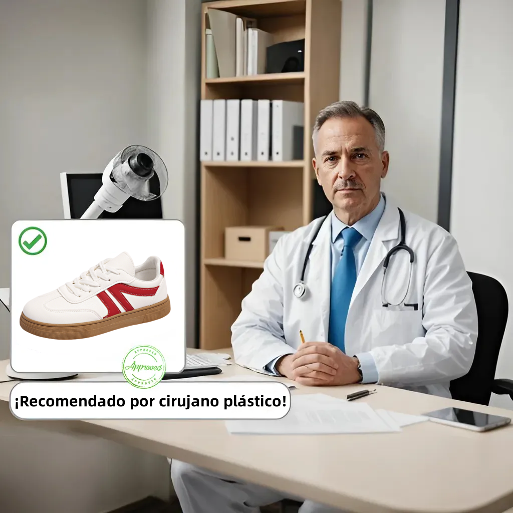 Último día para conseguir mitad de precio en zapatos ortopédicos de mujer. Diseño ergonómico, usarlo durante 3 días puede aliviar la fatiga del pie.