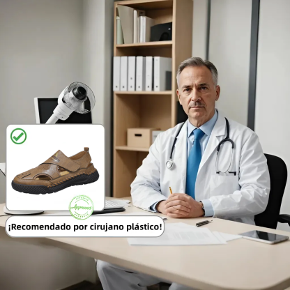 🚀¡Mitad de precio por tiempo limitado! Sandalias de hombre, fabricadas en piel auténtica, elaboradas artesanalmente.