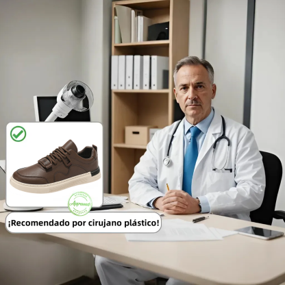 ⏰【Oferta por tiempo limitado de hoy, 50% de descuento】Zapatos ortopédicos de piel de vaca, postura correcta en 3 días, caminar con mayor facilidad