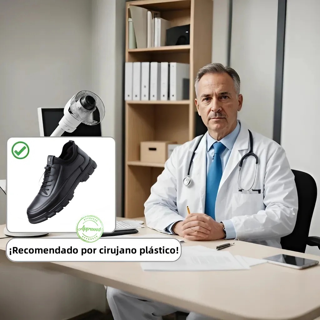 ⏰La oferta de mitad de descuento por tiempo limitado finaliza hoy.zapatos ortopedicos de cuero genuino. Alivia la fatiga y corrige la marcha en 3 días-rlisten