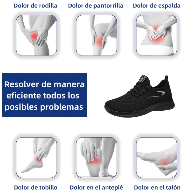 🛒¡Nuevos zapatos ortopédicos! Mitad de precio por tiempo limitado. Tecnología Flyweave, súper transpirable y cómoda para caminar.