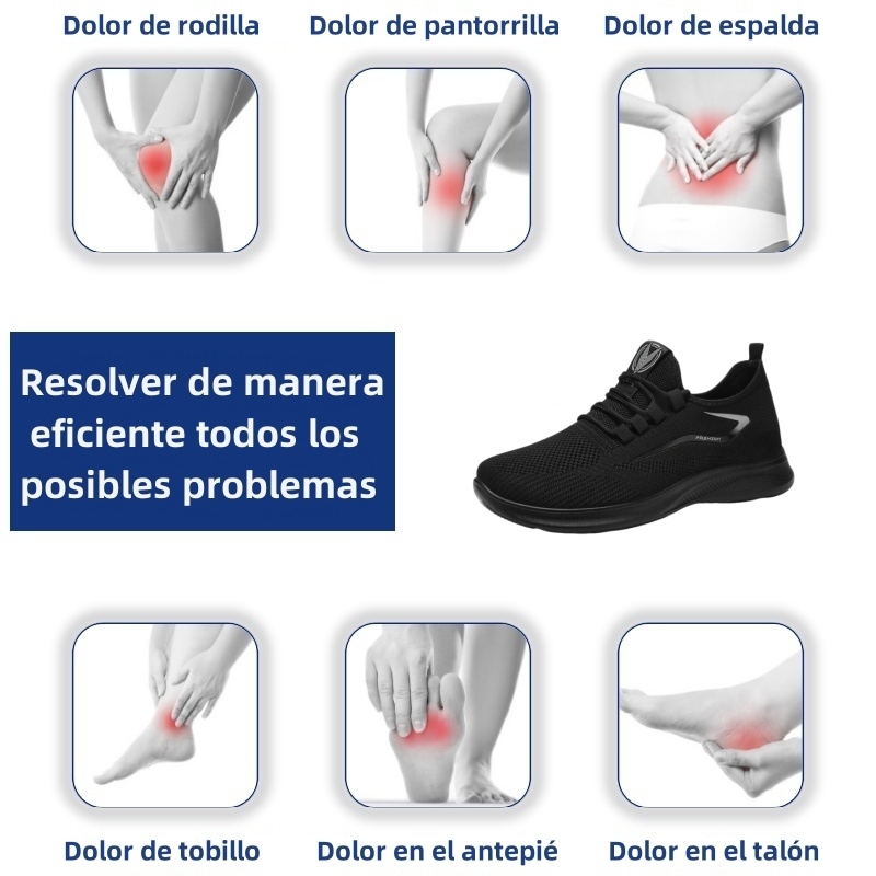 🛒¡Nuevos zapatos ortopédicos! Mitad de precio por tiempo limitado. Tecnología Flyweave, súper transpirable y cómoda para caminar.