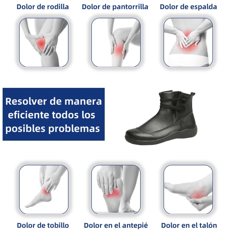 ⏰Oferta especial de hoy, 50% de descuento. Botas Martin de cuero genuino hechas a mano, suaves, cómodas y que alivian la fatiga.