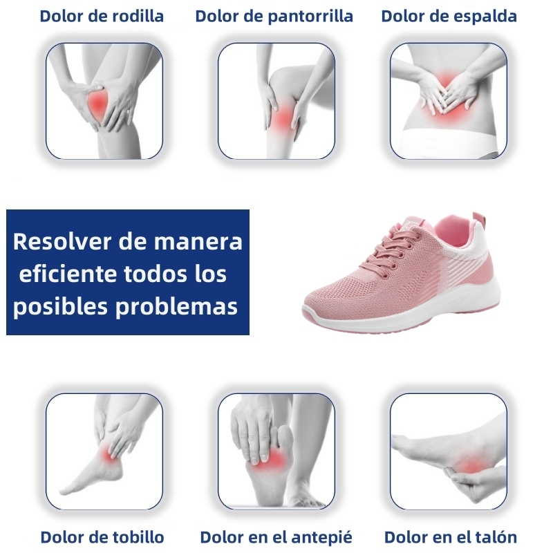 【🎁Hoy tenemos un 50% de descuento: ¡no te lo pierdas! 】Zapatillas de tenis ortopédicas de diseño ergonómico: alivian fácilmente el dolor de pies.